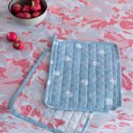 Σετ Πιάστρες κουζίνας 25x20 TAT13-TAT14 Γαλάζιο - Ροζ Palamaiki