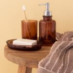 Σετ Μπάνιου Combo 1 ΚΟΥΡΤΙΝΑ SIMPLE Καφέ Palamaiki