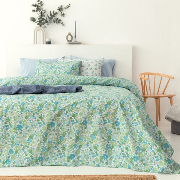 Σετ Μονά Σεντόνια Fashion Life 170x260 FL6232 Με Λάστιχο Εμπριμέ Palamaiki