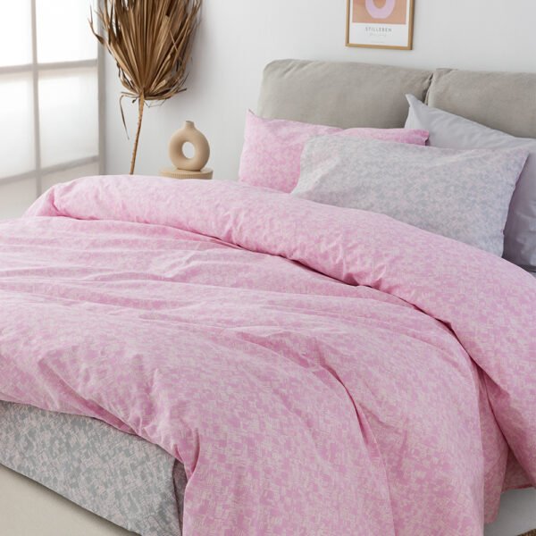 Σετ Μονά Σεντόνια Fashion Life 170x260 FL6234 Χωρίς Λάστιχο Ροζ Palamaiki