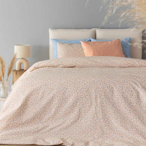 Σετ Μονά Σεντόνια Fashion Life 170x260 FL6235 Χωρίς Λάστιχο Εμπριμέ Palamaiki