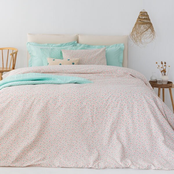 Σετ Μονά Σεντόνια Fashion Life 170x260 FL6236 Χωρίς Λάστιχο Εμπριμέ Palamaiki