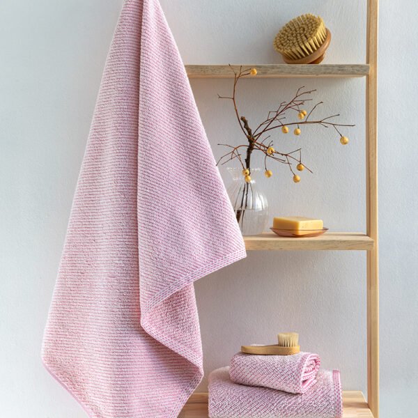 Σετ Πετσέτες (30X50, 50X90, 70X140) HARVEY PINK Ροζ Palamaiki
