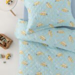 Κουβερλί ημίδιπλο MCR361 160x220 MICROS Γαλάζιο Palamaiki