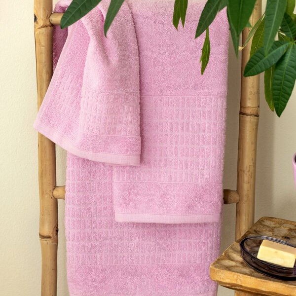 Πετσέτα Λουτρού Towels Collection 70x140 ROLL PINK Ροζ Palamaiki