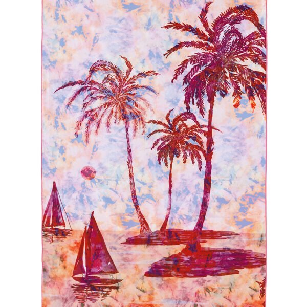 Πετσέτα Θαλάσσης Beach Collection 90x160 EM24 Μωβ Palamaiki