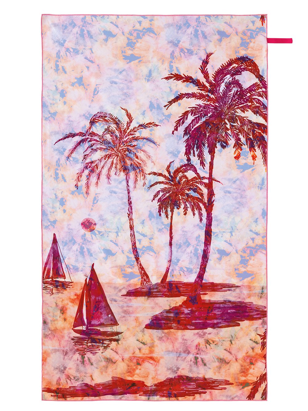 5205857279141_2 Πετσέτα Θαλάσσης Beach Collection 90x160 EM24 Μωβ Palamaiki - Image 1