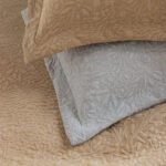 Κουβέρτα Matelasse 230X260 ALINA GREY Γκρι Palamaiki