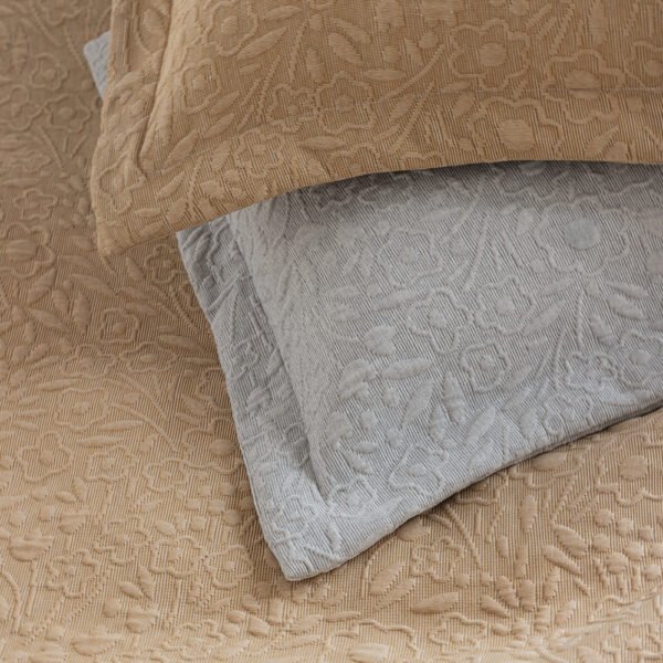 Κουβέρτα Matelasse 230X260 ALINA GREY Γκρι Palamaiki