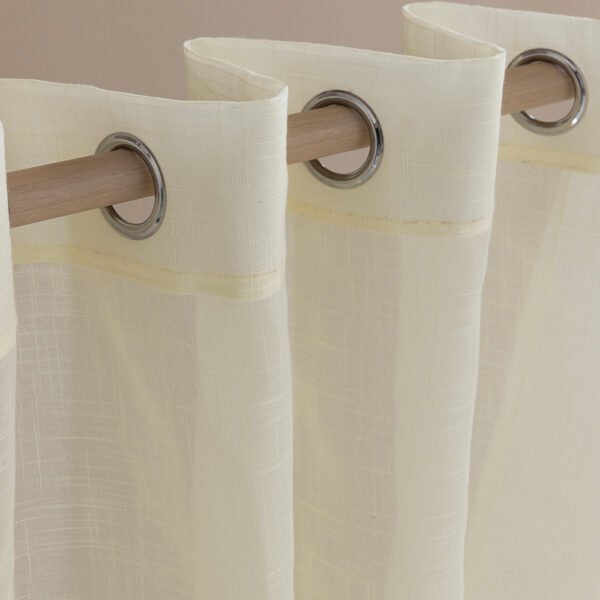 Κουρτίνα Με Τρουκς 140x260 FREY Εκρού Palamaiki