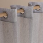 Κουρτίνα Με Τρουκς 140x260 NELL Γκρι Palamaiki