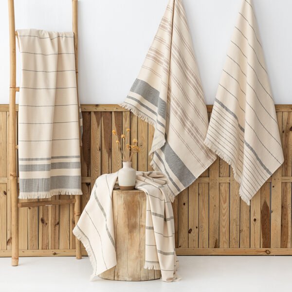 Παρεοπετσέτα Θαλάσσης Beach Collection 90x160 PEST100 Μπεζ Palamaiki