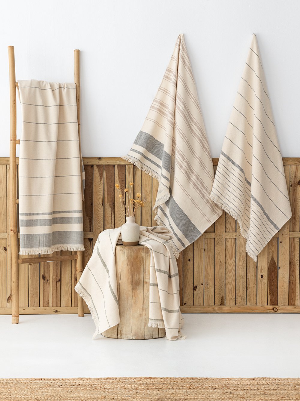 5205857279912_2 Παρεοπετσέτα Θαλάσσης Beach Collection 90x160 PEST101 Μπεζ Palamaiki - Image 1