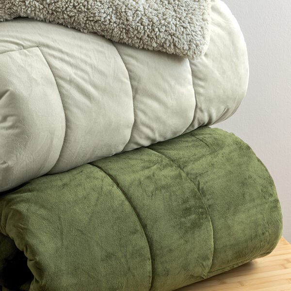 Κουβερτοπάπλωμα Υπέρδιπλο 220x240 MONO ASH Γκρι Palamaiki