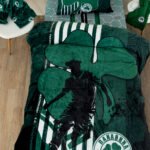 Κουβέρτα Fleece Μονή DG 160x220 PANATHINAIKOS Πράσινο Palamaiki