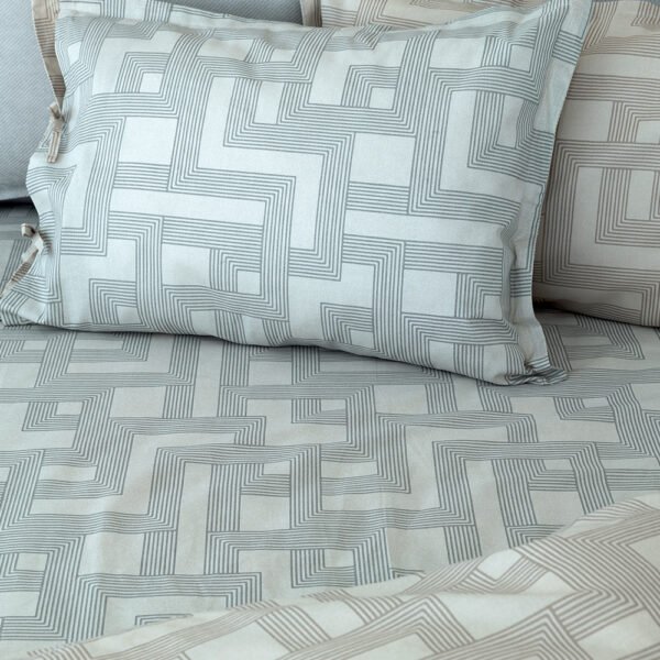 Ζεύγος Μαξιλαροθήκες Este 52x72 ES102 Καφέ Palamaiki