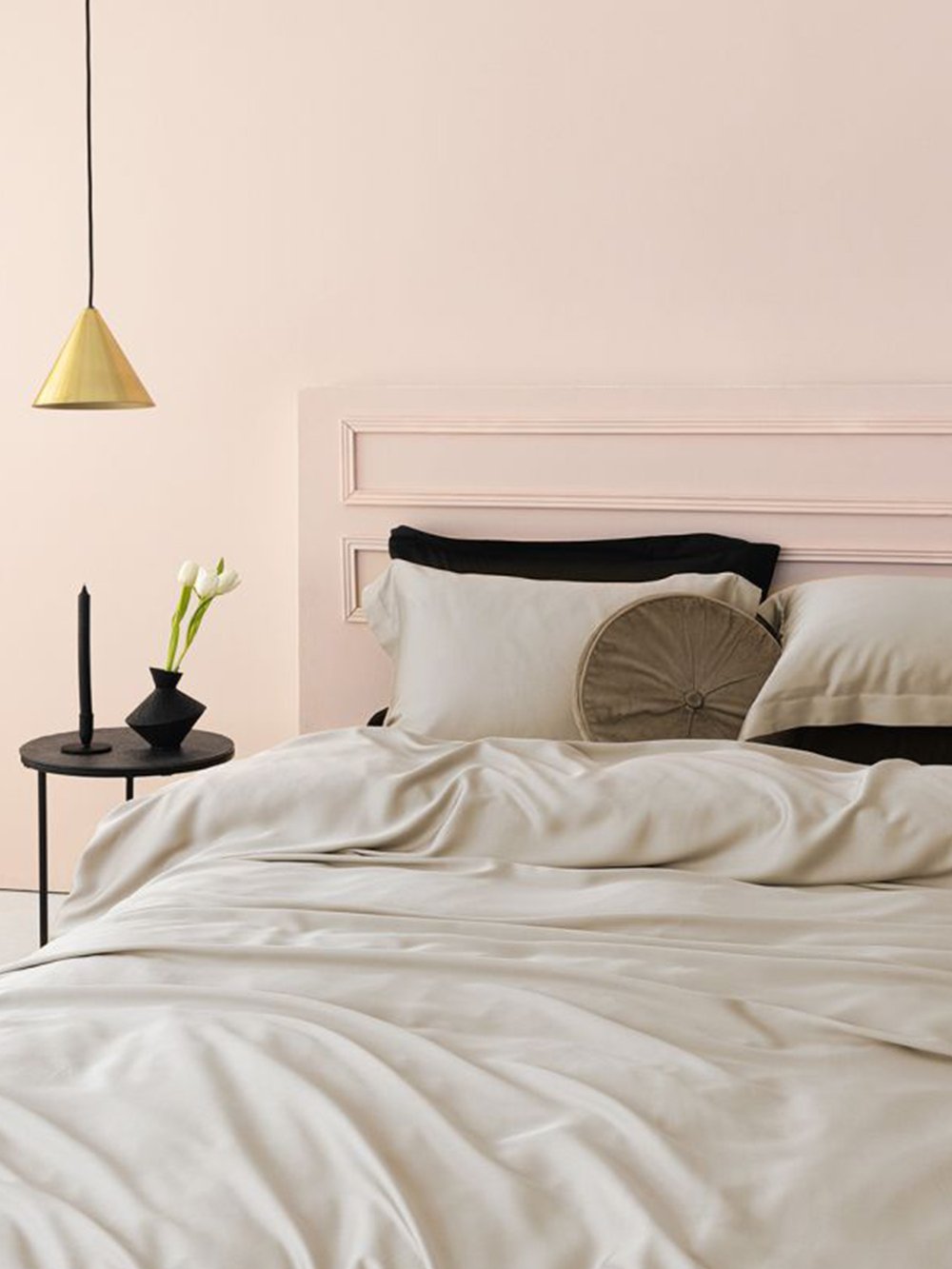 5205857282226_2 Σετ King Size Σεντόνια 275x290 NATURE BEIGE Μπεζ Palamaiki - Image 1