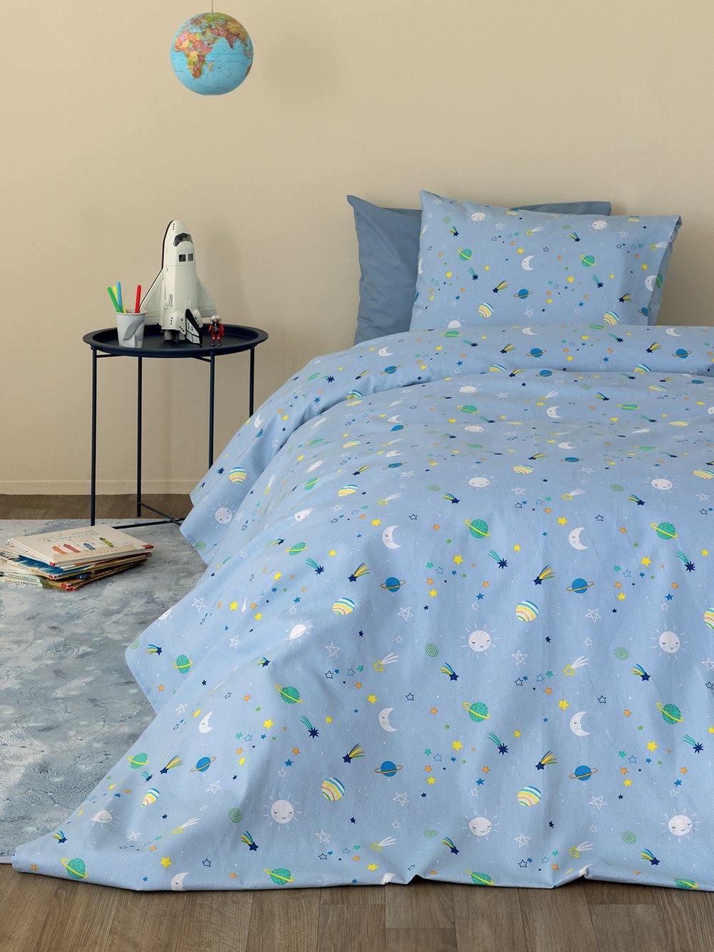 5205857282974_5 Σετ Μονά Σεντόνια Poppet 170x265 PP100 Χωρίς Λάστιχο Palamaiki - Image 1