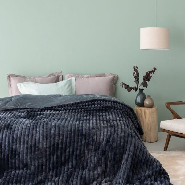 Κουβερτοπάπλωμα Υπέρδιπλο 220x240 TIDI/2 GREY Γκρι Palamaiki