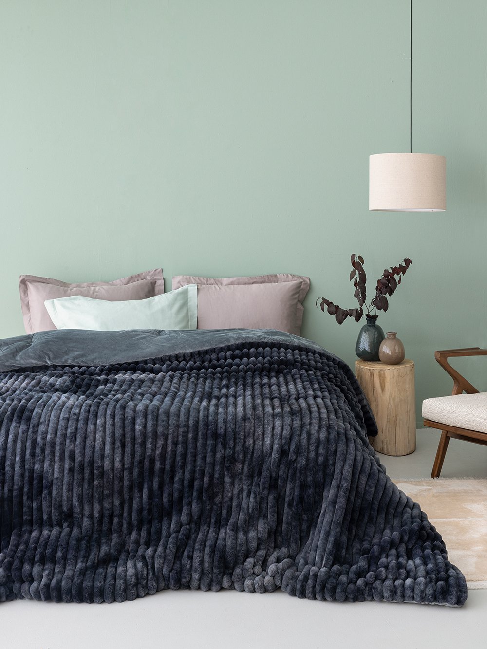 5205857283087_2 Κουβερτοπάπλωμα Υπέρδιπλο 220x240 TIDI/2 GREY Γκρι Palamaiki - Image 1