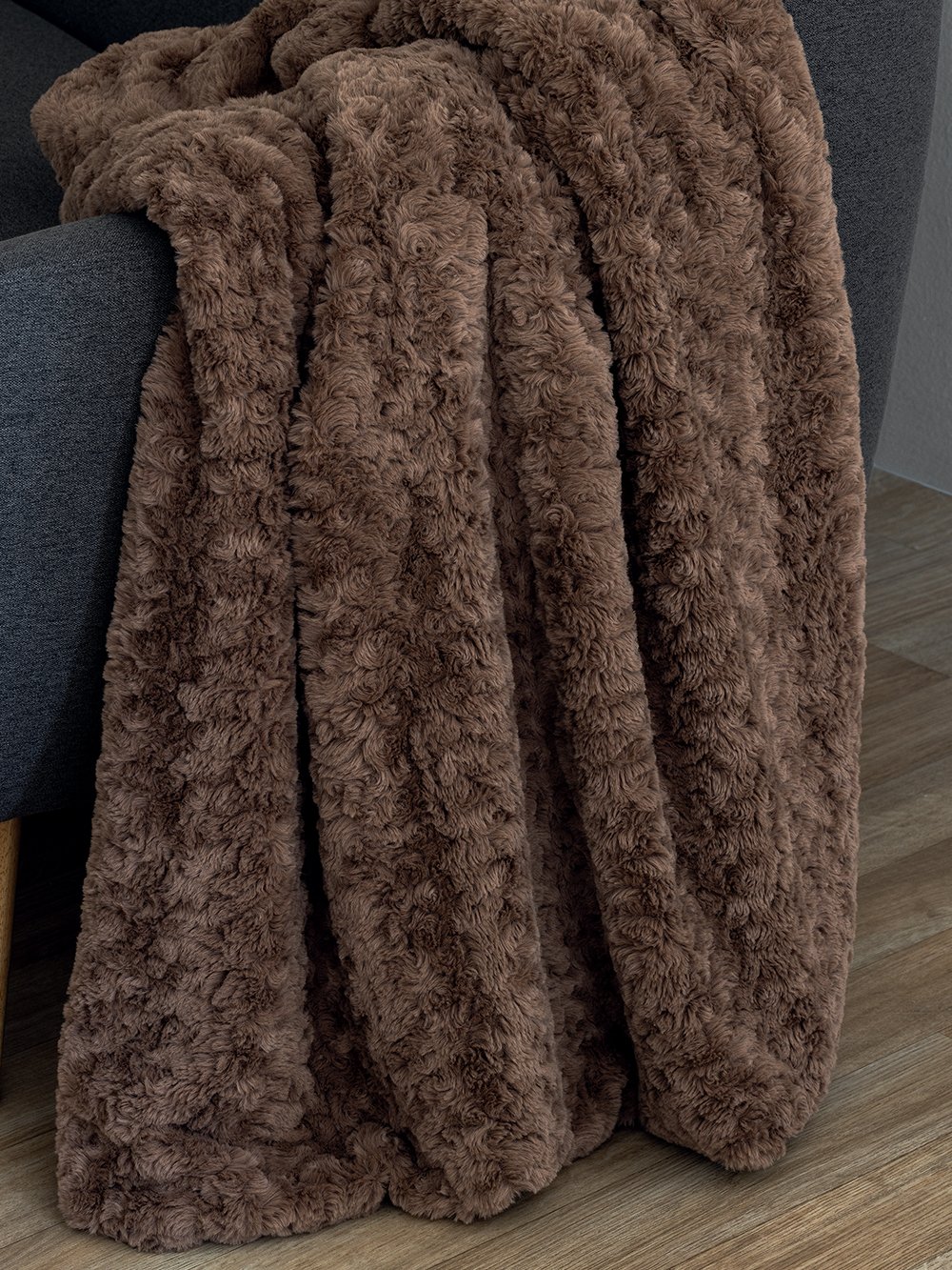 5205857283131_2 Κουβέρτα Καναπε 130x180 ALERIA BEIGE Μπεζ Palamaiki - Image 1