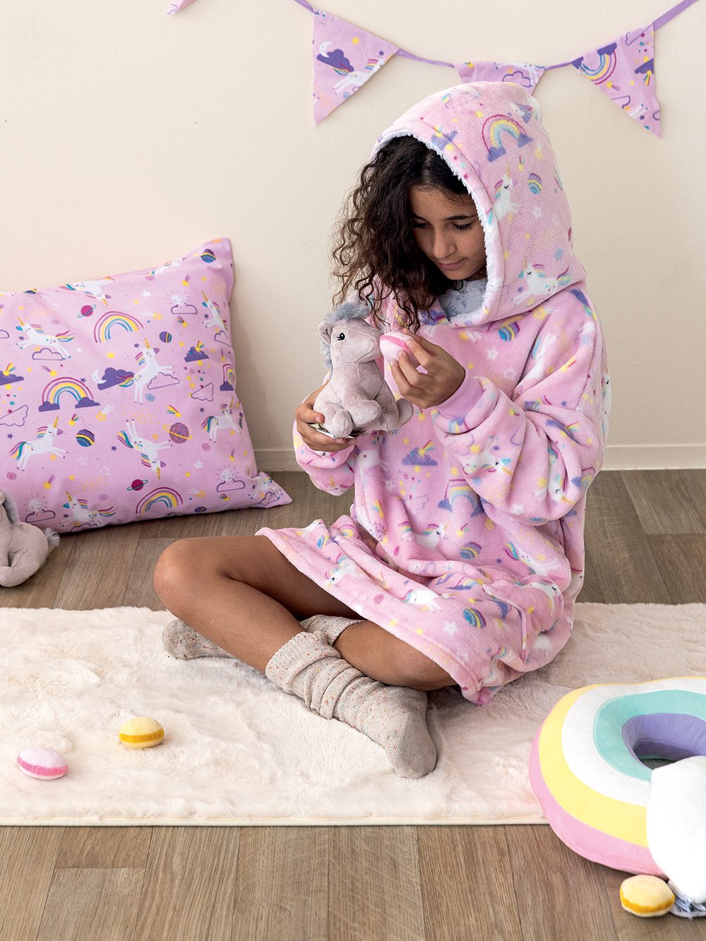 5205857283308_2 Κουβέρτα CELE GIRL 3-6 Ροζ Palamaiki - Image 1