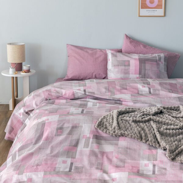 Σετ Παπλωματοθήκη Υπέρδιπλη Fashion Life 240x250 FL6252 Ροζ Palamaiki