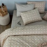 Σετ Παπλωματοθήκη Υπέρδιπλη Fashion Life 240x250 FL6254 Καφέ Palamaiki