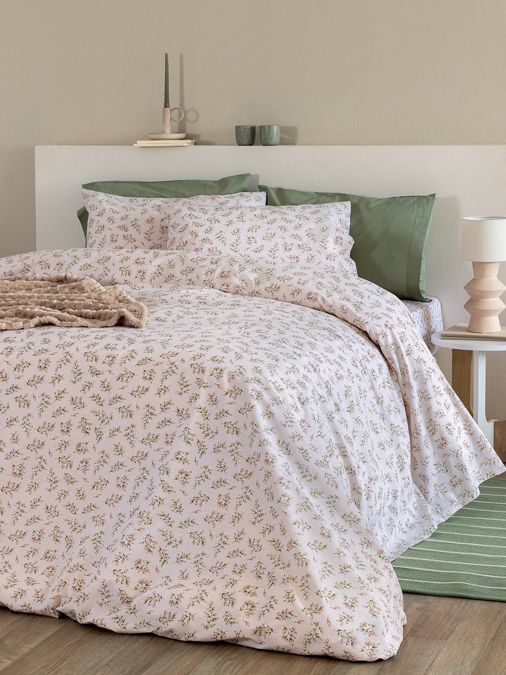 5205857284930_2 Σετ King Size Σεντόνια Fashion Life 265x260 FL6257 Σομόν Palamaiki - Image 1