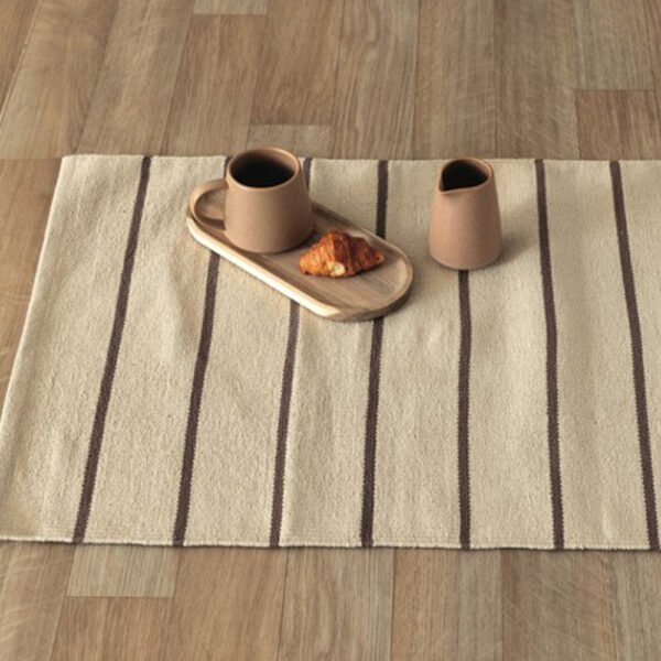 Ταπέτο κρεβατοκάμαρας 60x120 PIN BEIGE Μπεζ Palamaiki