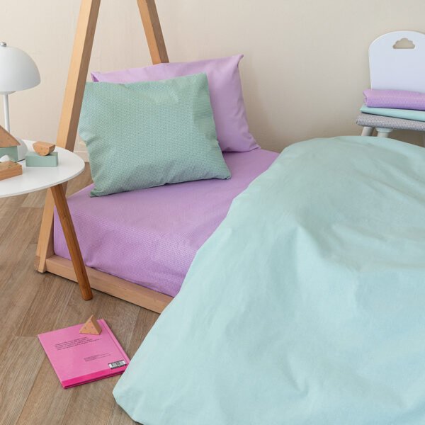 Σεντόνια Λίκνου 80x110 TOTEM LILAC Μωβ Palamaiki