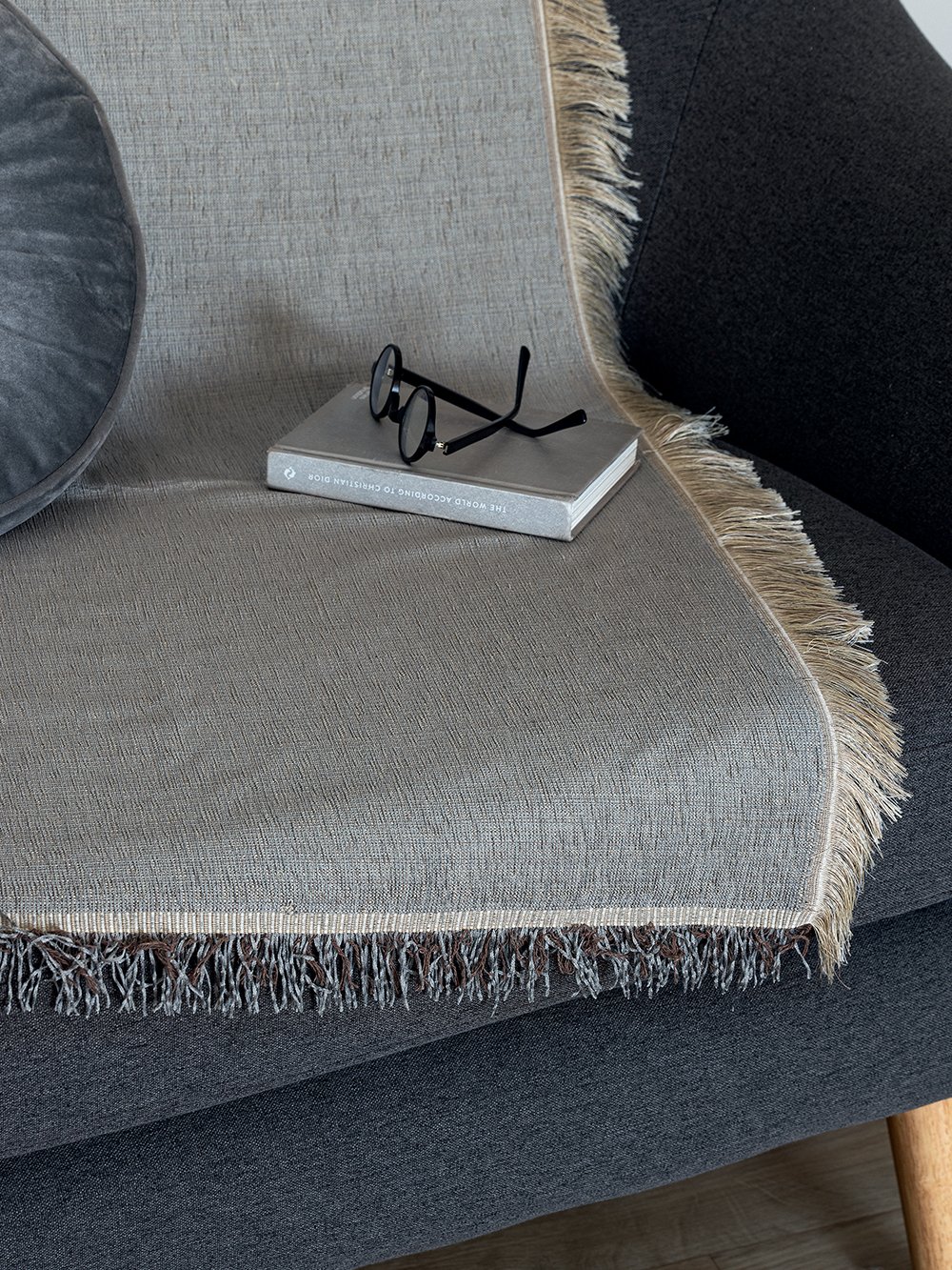 5205857287542_2 Ριχτάρι Τετραθέσιου Καναπέ TUNA/2 LIGHT GREY Γκρι Palamaiki - Image 1