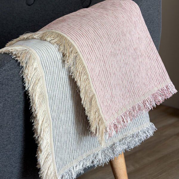 Ριχτάρι Τριθέσιου Καναπέ AGNES PINK Ροζ Palamaiki