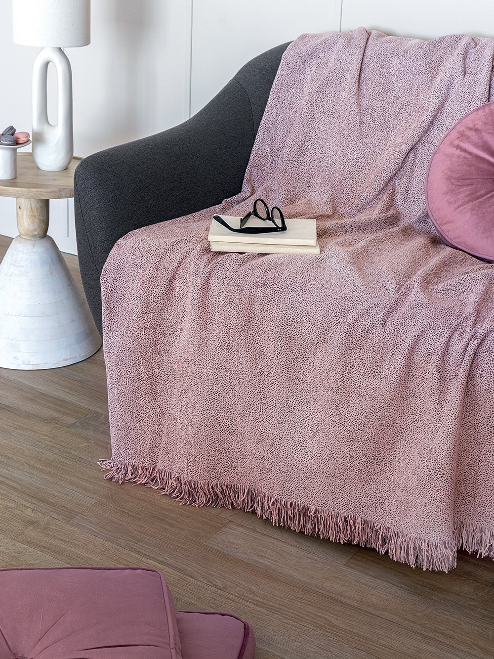 5205857288044_2 Ριχτάρι Διθέσιου Καναπέ ADA PINK Ροζ Palamaiki - Image 1