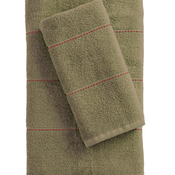 Σετ Πετσέτες (30X50, 50X90, 70X140) CLER GREEN Πράσινο Palamaiki