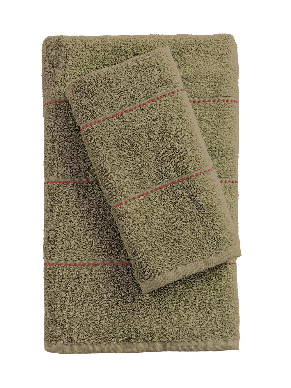 5205857288273_2 Σετ Πετσέτες (30X50, 50X90, 70X140) CLER GREEN Πράσινο Palamaiki - Image 1