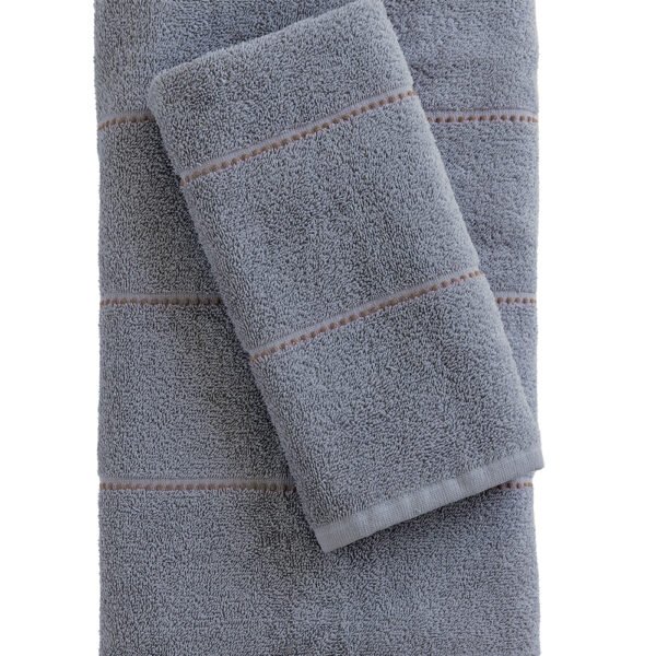 Σετ Πετσέτες (30X50, 50X90, 70X140) CLER GREY Γκρι Palamaiki