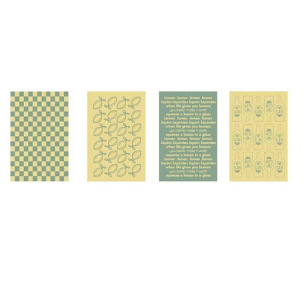 Σετ 4 Πετσέτες Κουζίνας Kitchen Towels 40x60 JACK100  Palamaiki