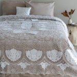 Κουβερλί 240x275 CAMIL Λευκό Palamaiki