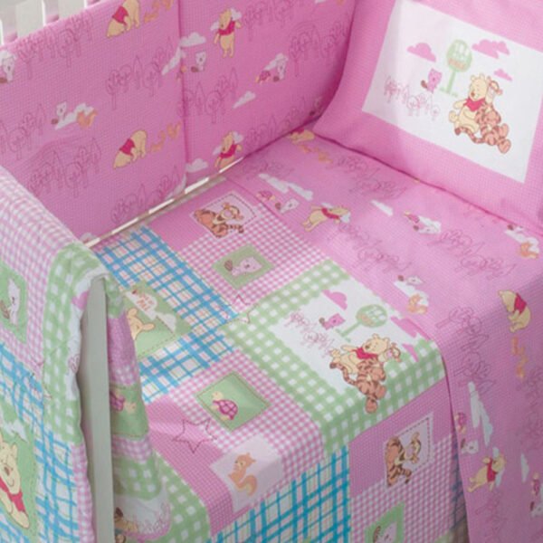 Σετ Κούνιας 5 Τεμαχίων Disney POOH BOSCO Ροζ Palamaiki