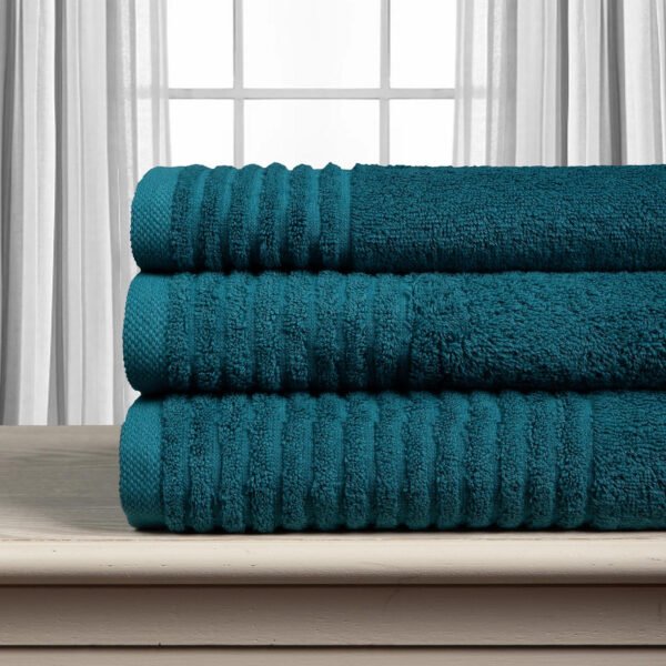 Βαμβακερή πετσέτα ΕΡΑΤΩ 600gsm (75cm x 150cm) teal SilkFashion