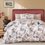 Σετ παπλωματοθήκη υπέρδιπλη Art 12603 Claudio 230χ250 Μπεζ,Γκρι   Beauty Home