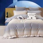 Σετ πάπλωμα υπέρδιπλο Art 12618 Bach 220x240 Γκρι,Μπεζ   Beauty Home