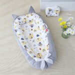 Bρεφική φωλιά με μαξιλάρι Art 5343 53x88 Γαλάζιο   Beauty Home - Image 2