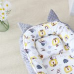 Bρεφική φωλιά με μαξιλάρι Art 5343 53x88 Γαλάζιο   Beauty Home - Image 5