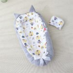 Bρεφική φωλιά με μαξιλάρι Art 5343 53x88 Γαλάζιο   Beauty Home - Image 6