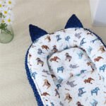 Bρεφική φωλιά με μαξιλάρι Art 5344 53x88 Μπλε   Beauty Home - Image 5