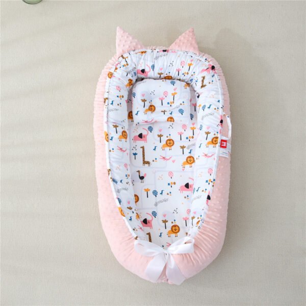 Bρεφική φωλιά με μαξιλάρι Art 5345 53x88 Ροζ   Beauty Home