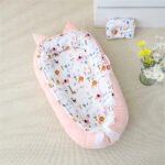 Bρεφική φωλιά με μαξιλάρι Art 5345 53x88 Ροζ   Beauty Home - Image 2