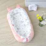 Bρεφική φωλιά με μαξιλάρι Art 5346 53x88 Ροζ   Beauty Home - Image 2